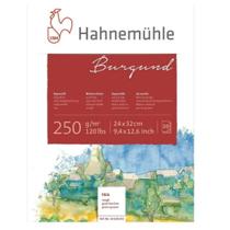 Papel Aquarela Hahnemühle Burgund 250g 20Fls 24x32cm Textura Rugosa