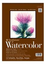Papel Aquarela Strathmore Watercolour 300g 22,9 X 30,5cm 12f