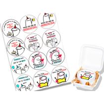 Papel arroz 9,5 cm 12 unidades comestível para bento cake mini bolo flork bento feliz aniversário pensou que não ia ter