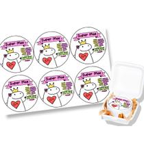 Papel Arroz comestível para mini bolo bento cake 9,5 Cm Redondo festa comemoração surpresa amor feliz dia das mães flor Papel Arroz comestível para mini bolo bento cake 9,5 Cm Redondo festa comemoração surpresa amor feliz dia das mães flor