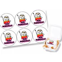 Papel Arroz comestível para mini bolo bento cake 9,5 Cm Redondo festa comemoração surpresa feliz dia das mães flork be