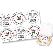 Papel Arroz comestível para mini bolo bento cake 9,5 Cm Redondo festa comemoração surpresa feliz dia das mães melhor m