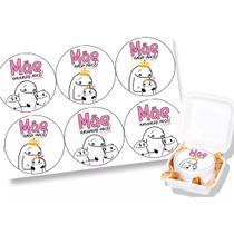 Papel Arroz comestível para mini bolo bento cake 9,5 Cm Redondo festa comemoração surpresa feliz dia das mães te amo t Papel Arroz comestível para mini bolo bento cake 9,5 Cm Redondo festa comemoração surpresa feliz dia das mães te amo t