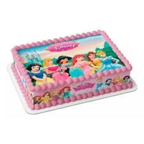 Papel arroz e faixa para bolo festa aniversário princesas Papel arroz e faixa para bolo festa aniversário princesas