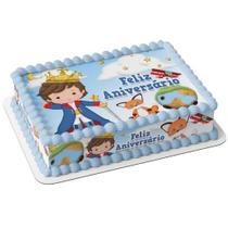 Papel arroz e faixa para bolo pequeno príncipe feliz aniversário Papel arroz e faixa para bolo pequeno príncipe feliz aniversário