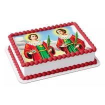 Papel arroz para bolo aniversário festa comemoração cosme e damião
