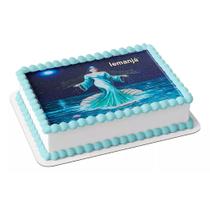 Papel arroz para bolo aniversário festa comemoração iemanjá rainha do mar