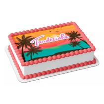 Papel arroz para bolo aniversário festa comemoração tema tardezinha Papel arroz para bolo aniversário festa comemoração tema tardezinha