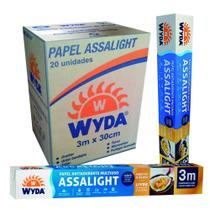 Papel Assalight Premium 3m - Caixa 20 Rolos - Antiaderente