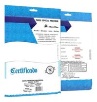 Papel Branco Diplomata/liso/offset 120g/m² A4 Branco Com 50 Branco