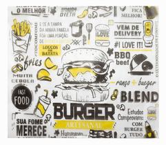 Papel c/barreira gorgura p/emb.hamb. 38x40 pct 250fl kit 2un