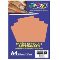Papel Candy Color 180g 20 Folhas Pêssego - OFF PAPER