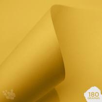 Papel Candy Plus 180g A4 Abacaxi (Amarelo) 20 Folhas