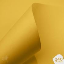 Papel Candy Plus 240G A3 Abacaxi (Amarelo) 10 Folhas