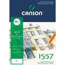 Papel Canson 1557 160g A3 c/10 fls Papel Canson 1557 160g A3 c/10 fls