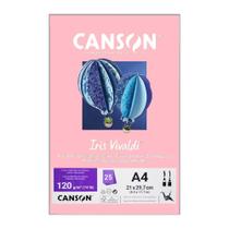 Papel Canson A4 Iris Vivaldi 120G 25Fls Rosa Claro Papel Canson A4 Iris Vivaldi 120G 25Fls Rosa Claro