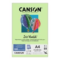 Papel Canson A4 Iris Vivaldi 185G 25Fls Maça Verde Papel Canson A4 Iris Vivaldi 185G 25Fls Maça Verde
