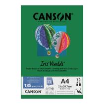 Papel Canson A4 Iris Vivaldi 185G 25Fls Verde Escuro Papel Canson A4 Iris Vivaldi 185G 25Fls Verde Escuro