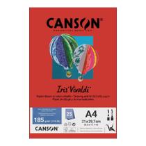 Papel Canson A4 Iris Vivaldi 185G 25Fls Vermelho Papel Canson A4 Iris Vivaldi 185G 25Fls Vermelho