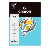 Papel Canson Color A4 180g/m² Azul Claro - Canson