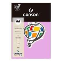 Papel Canson Color Violeta 180g/m² A4 210 x 297 mm com 10 Folhas