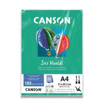 Papel Canson Iris Vivaldi 185 g/m² A4 25 Fls Verde Menta