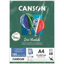 Papel Canson Iris Vivaldi A4 185g 25 Folhas Sortidos Terra