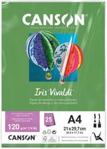 Papel Canson Iris Vivaldi a4 25fls Verde Claro