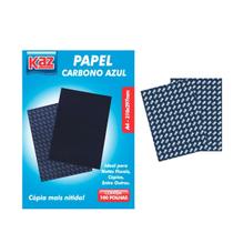 Papel Carbono A4 Azul Para Manuscritos Copias NF 100 Folhas