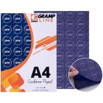 Papel Carbono para Lápis A4 Azul GE 927 Caixa com 100 Folhas Papel Carbono para Lápis A4 Azul GE 927 Caixa com 100 Folhas