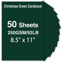 Papel Cartão KTFNOMES 8,5 x 11 cm Verde 50 Folhas 250gsm Papel Cartão KTFNOMES 8,5 x 11 cm Verde 50 Folhas 250gsm