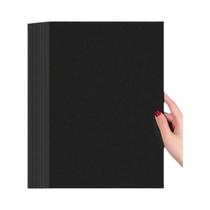 Papel Cartão Preto Para Artesanato DIY, Papel Grosso A4 A5 Para Desenho À Mão, Graffiti E Esboços