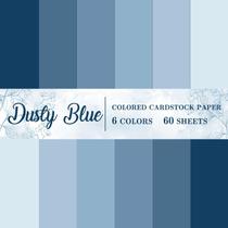 Papel cartolina AnyDesign 21,8 x 28,3 cm azul 6 cores gradientes