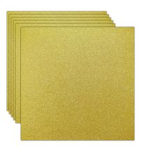 Papel cartolina Glitter Rramorrra Gold 12x12 350gsm 15 folhas