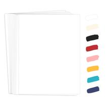 Papel cartolina Goefun 65lb 180gsm 8,5x11 branco 50 folhas
