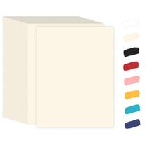 Papel cartolina Goefun 8,5x11 180gsm 100 folhas creme