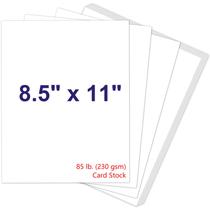 Papel cartolina Joyberg 100P branco 230gsm 8,5x11 polegadas