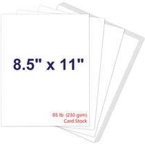 Papel cartolina Joyberg White 8,5x11 230gsm 30 folhas