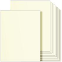 Papel cartolina Ohuhu 100 folhas 22x28 cm Creme 216 g/m2