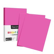 Papel cartolina Orchid Premium Color 65 libras 8,5 x 11, pacote com 50