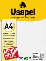 Papel Casca De Ovo Branco A4 50Fls 180g Usapel