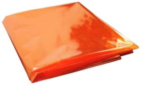 Papel Celofane Laranja 80x80cm Poli