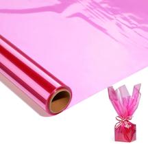Papel Celofane Rosa 85x70 50 Folhas