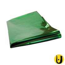 Papel celofane - verde com 10 pacote 80x100cm - REALCE