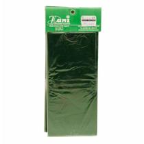 PAPEL CELOFANE - VERDE REALCE 80cm x100 cm com 1 folha