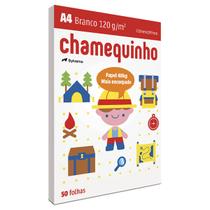 Papel Chamequinho A4 Chamex Sulfite Branco - Escolha entre 75g, 120g ou 180g com 50 ou 100 folhas
