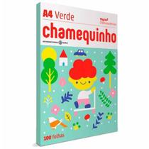 Papel chamequinho a4 verde 75g/m2 / 100fl / chamex