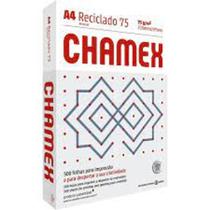 Papel Chamex A4 210 X 297mm Eco Reciclado 75g 500fls