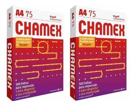 Papel Chamex Office A4 Sulfite 210x297 75g Resma 1000 Folhas Cor Branco Papel Chamex Office A4 Sulfite 210x297 75g Resma 1000 Folhas Cor Branco