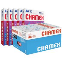 Papel Chamex Super A4 90g 210x297mm Branco Sulfite Caixa com 5 Resmas com 500 folhas cada